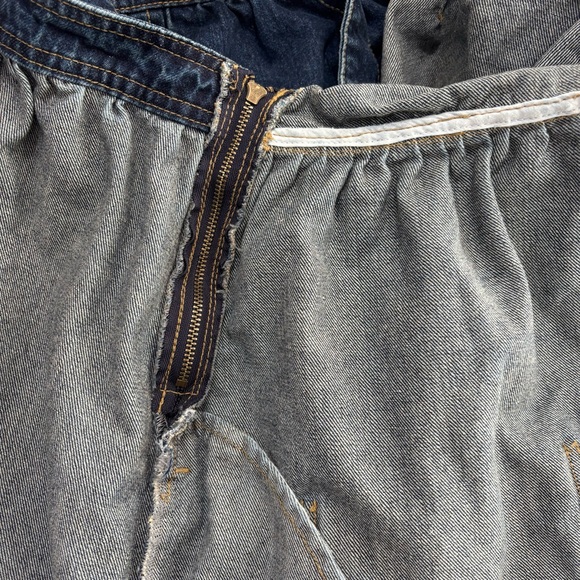 Teddy Fresh Denim Overall Dress, Colorful Buttons, Size XL, GUC - Picture 7 of 8